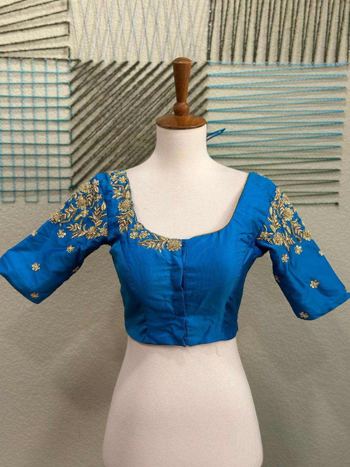 Designer Saree stitched blouse