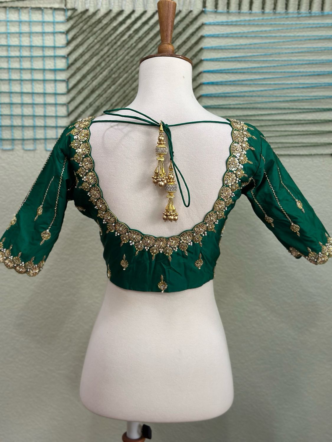 Designer Saree stitched blouse