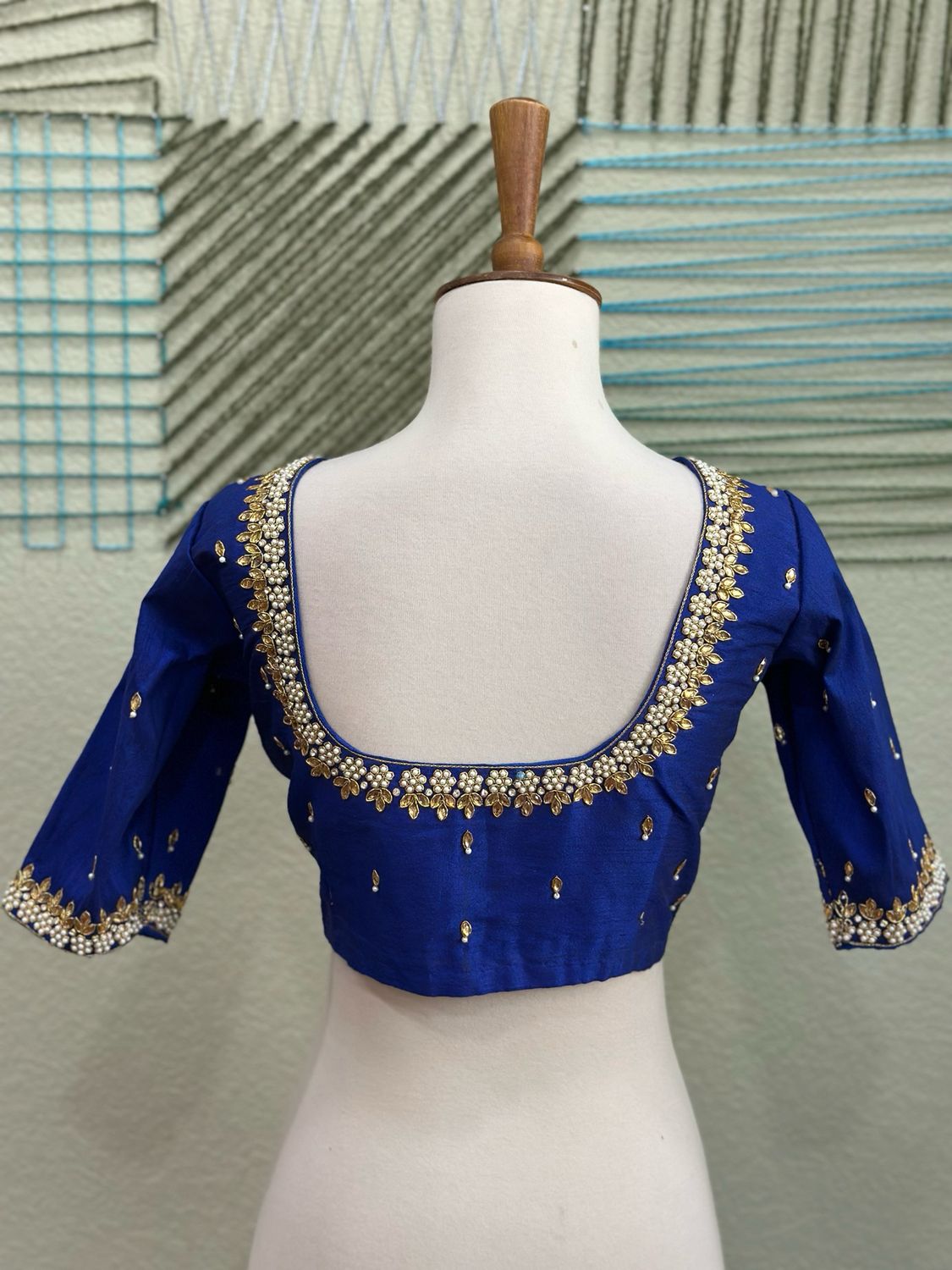 Designer Saree stitched blouse
