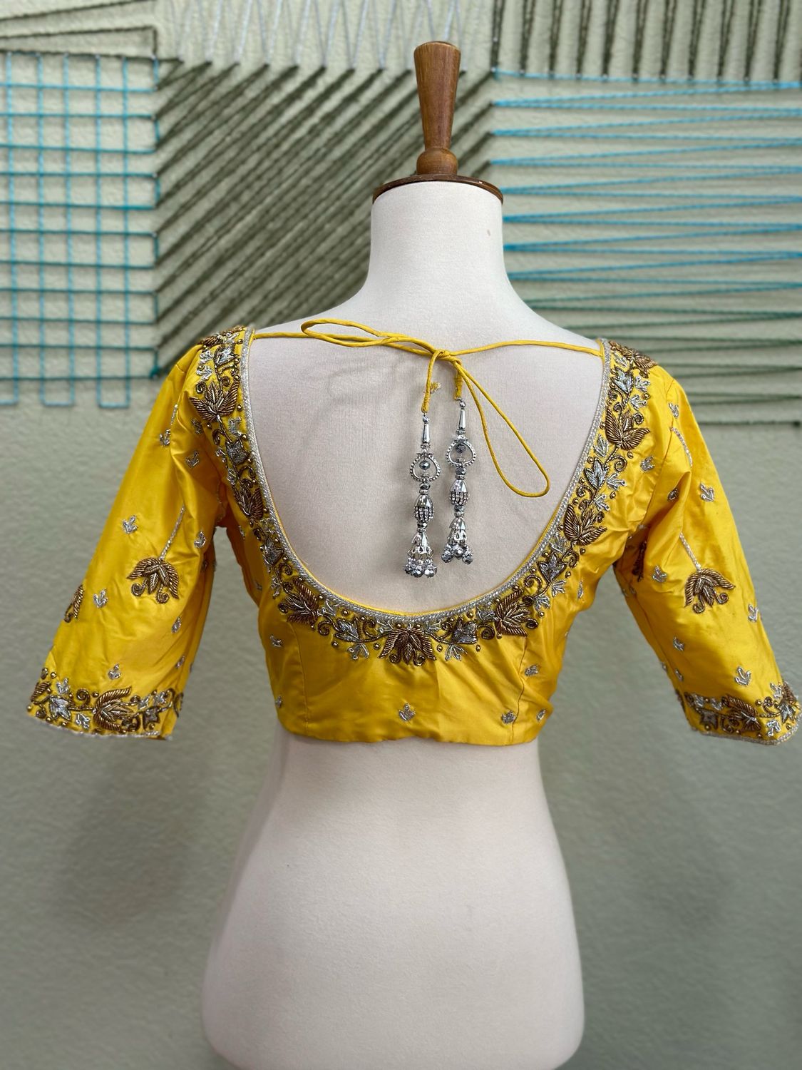 Designer Saree stitched blouse