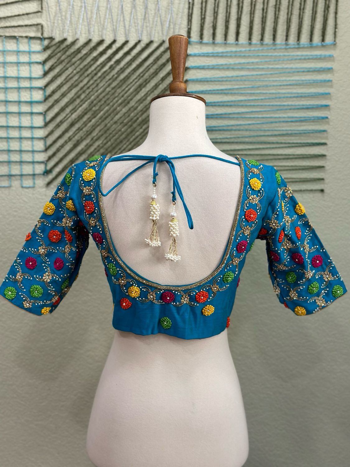 Designer Saree stitched blouse
