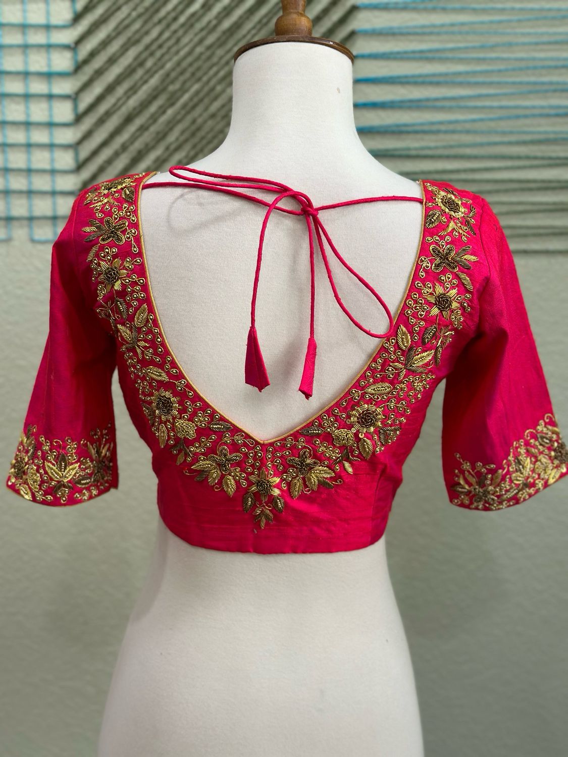 Designer Saree stitched blouse