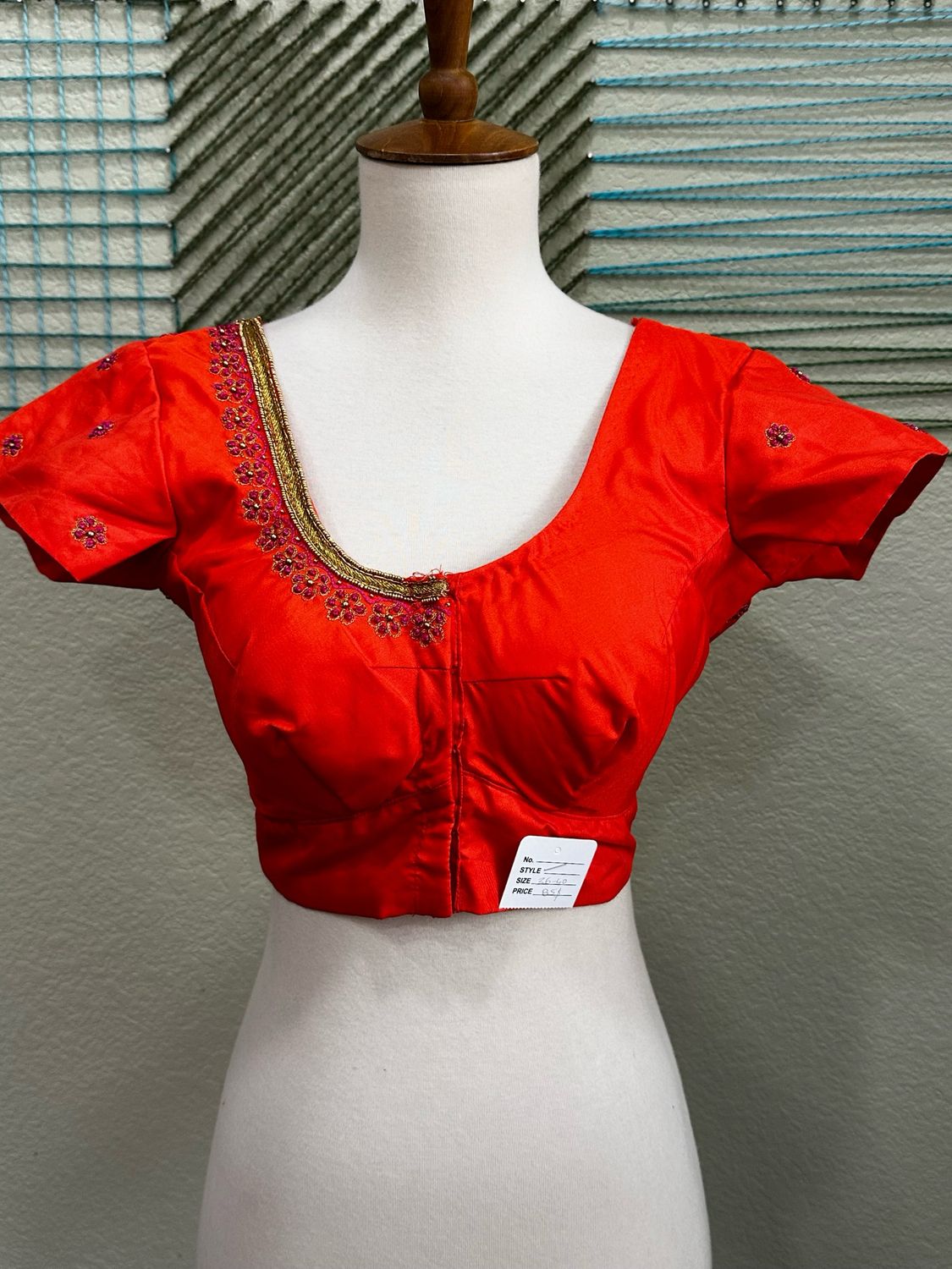 Designer Saree stitched blouse