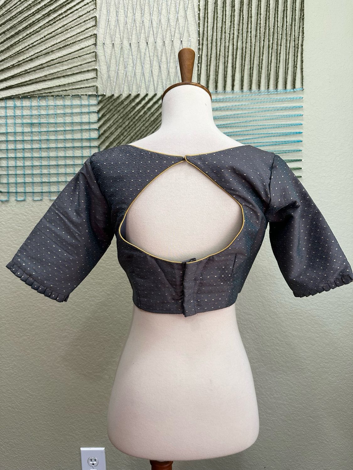 Designer Saree stitched blouse