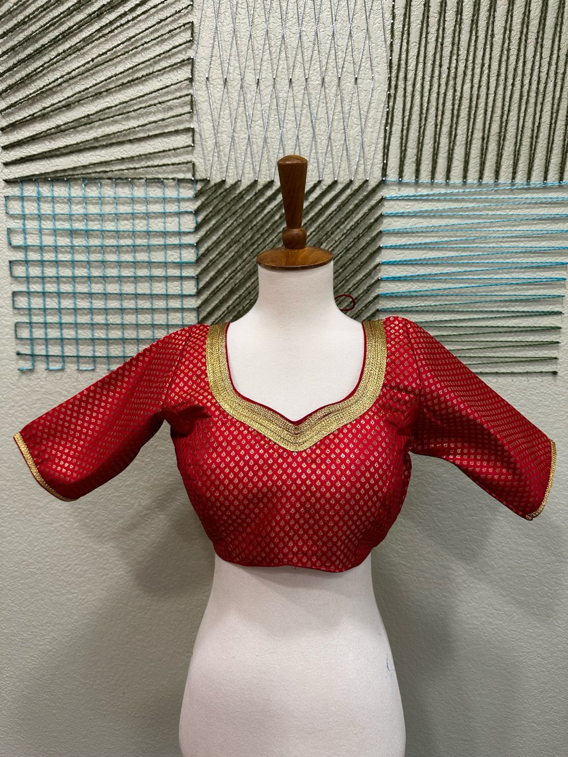 Designer Saree stitched blouse