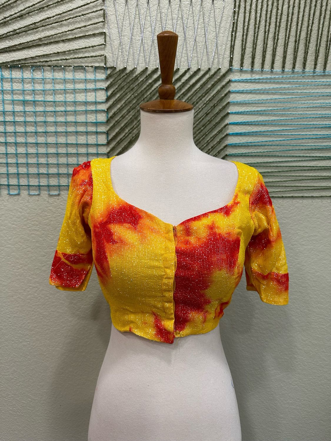 Designer Saree stitched blouse