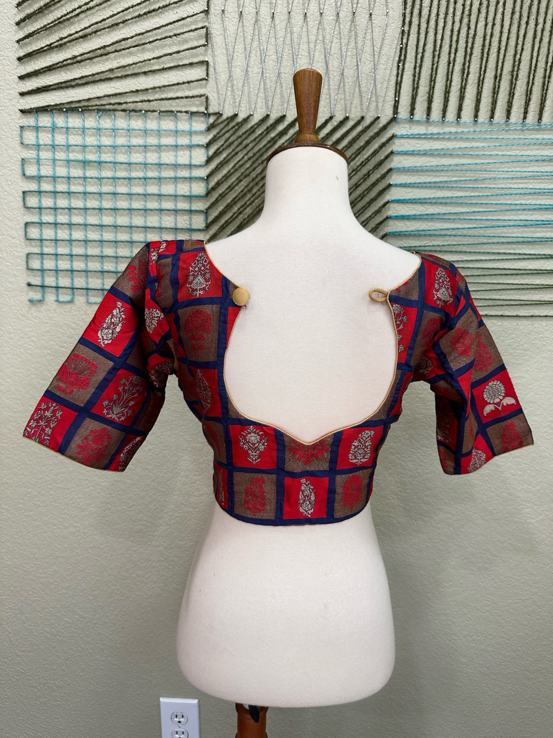 Designer Saree stitched blouse