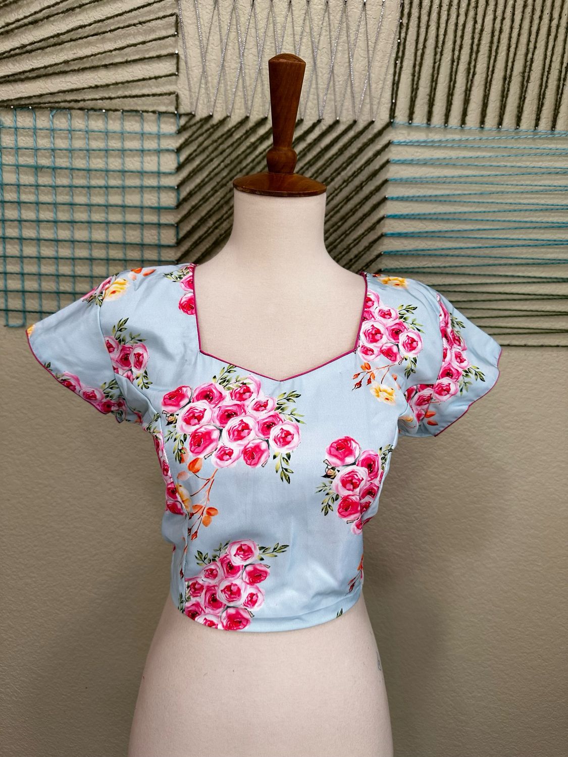 Designer Saree stitched blouse