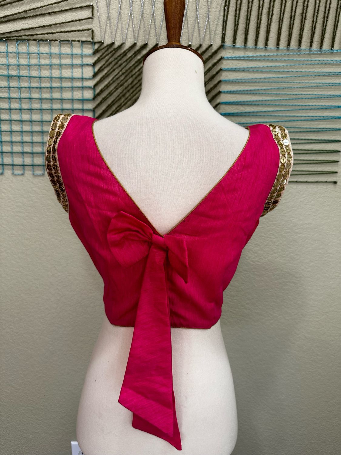 Designer Saree stitched blouse