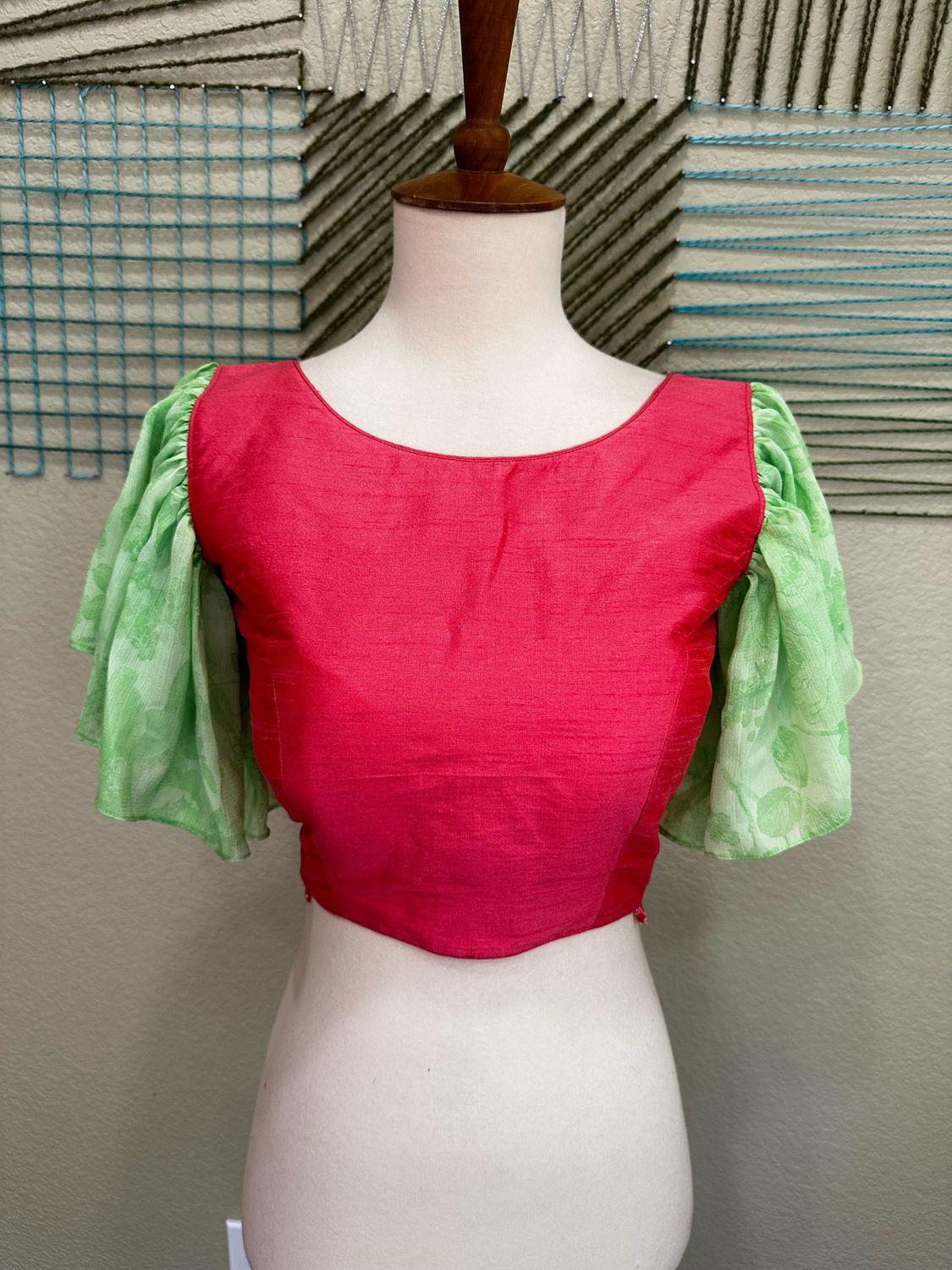 Designer Saree stitched blouse