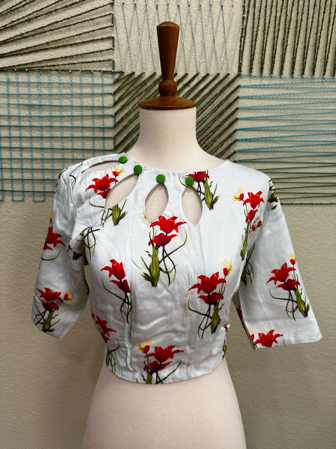 Designer Saree stitched blouse