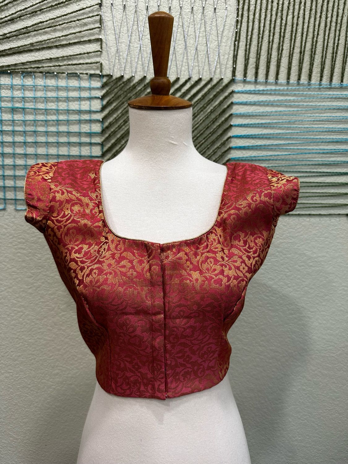 Designer Saree stitched blouse
