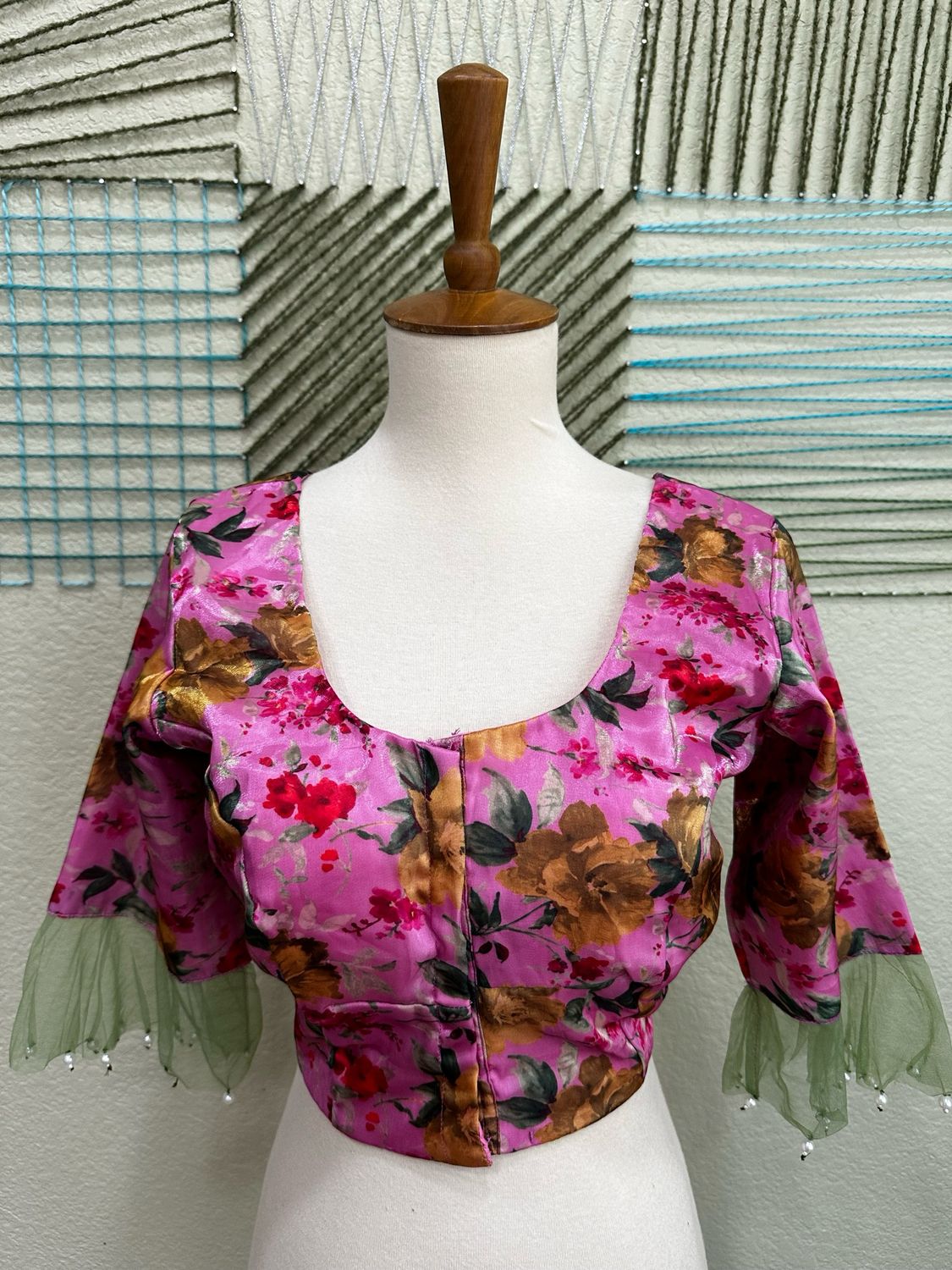 Designer Saree stitched blouse