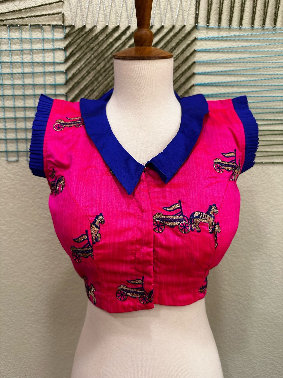 Designer Saree stitched blouse