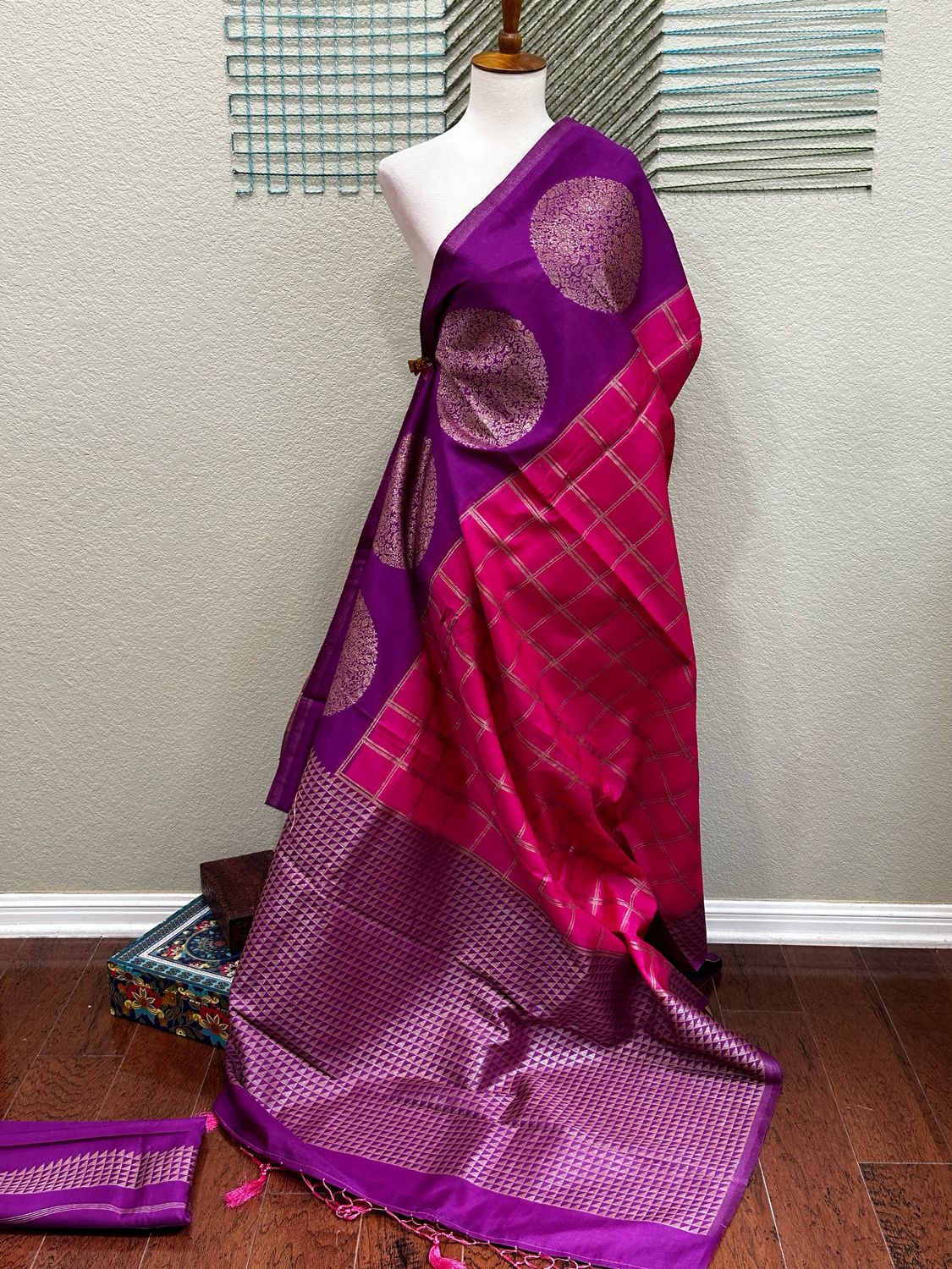 Saree &amp; Unstitched Blouse