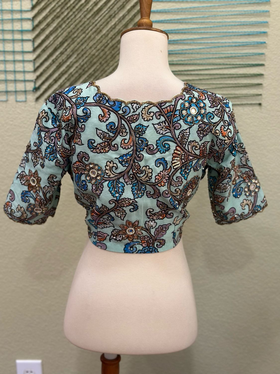 Kalamkari blouse | bridal blouse | Saree Blouse | | Silk Blouse | Maggamwork blouse | Heavy work Blouse |Maroon Blouse