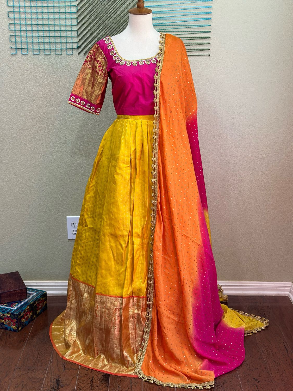 Kanchi Pattu lehenga
