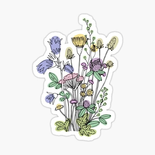 flower sticker