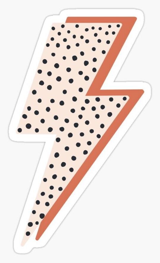 lightning bolt sticker