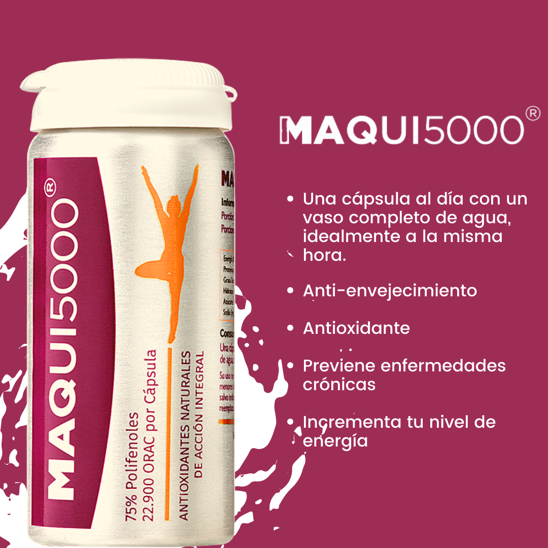 Maqui5000 antioxidante natural de alta potencia 30 caps