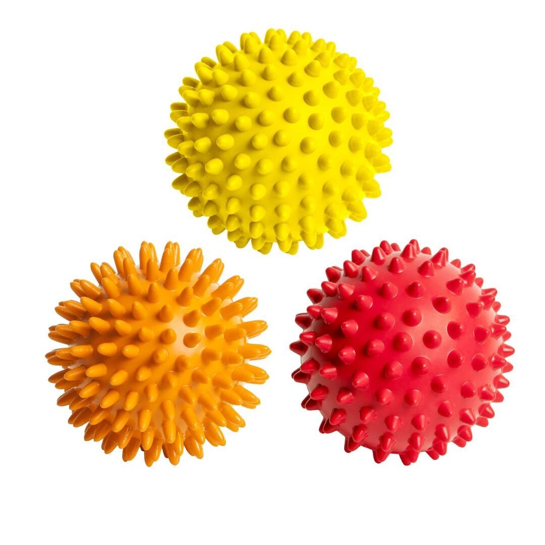 Pelotas de masaje con puntas medianos y suaves para fascitis plantar, ejercicio, neuroequilibrio, terapia física