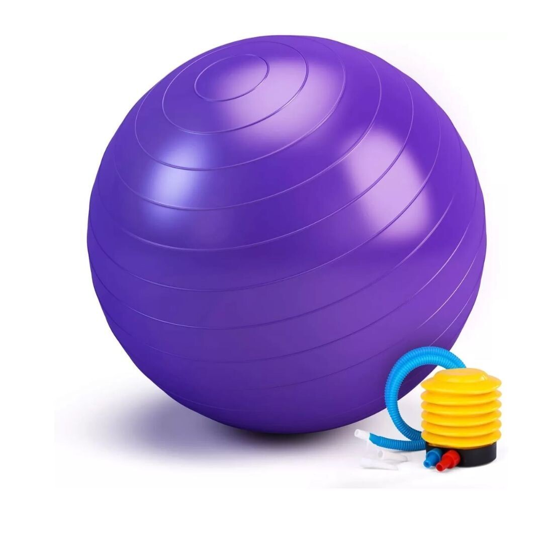 Balón de ejercicios con inflador