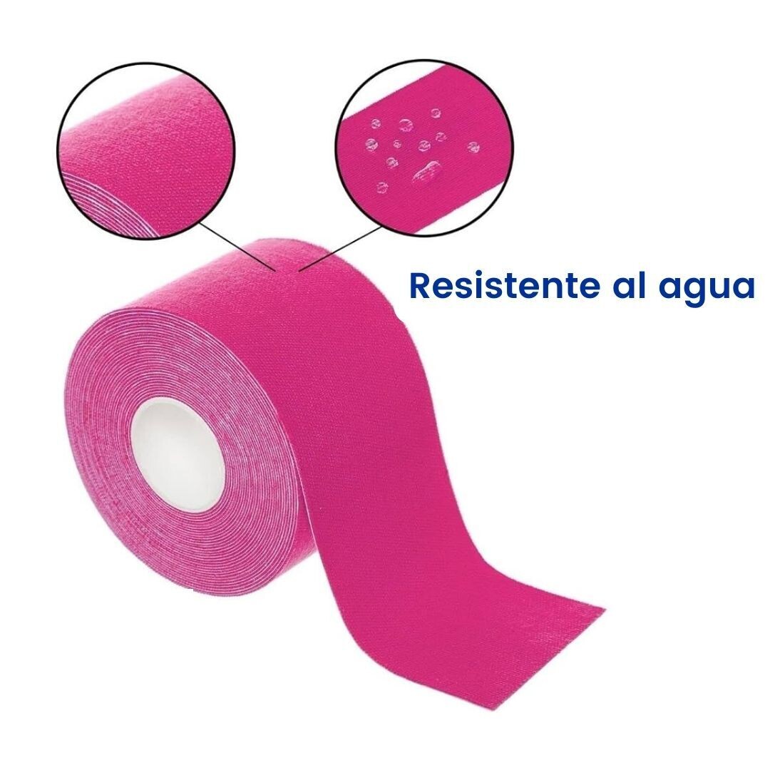 Cinta de kinesiología deportiva para aliviar el dolor, vendaje muscular de 5cm x 5m