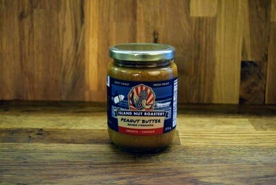 Island Nut Roastery - Smooth Peanut Butter - 375g