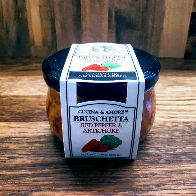 Cucina & Amore Bruschetta - Red Pepper and Artichoke