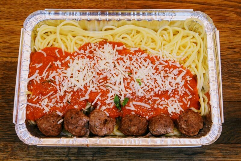 Classic Spaghetti + Meatballs