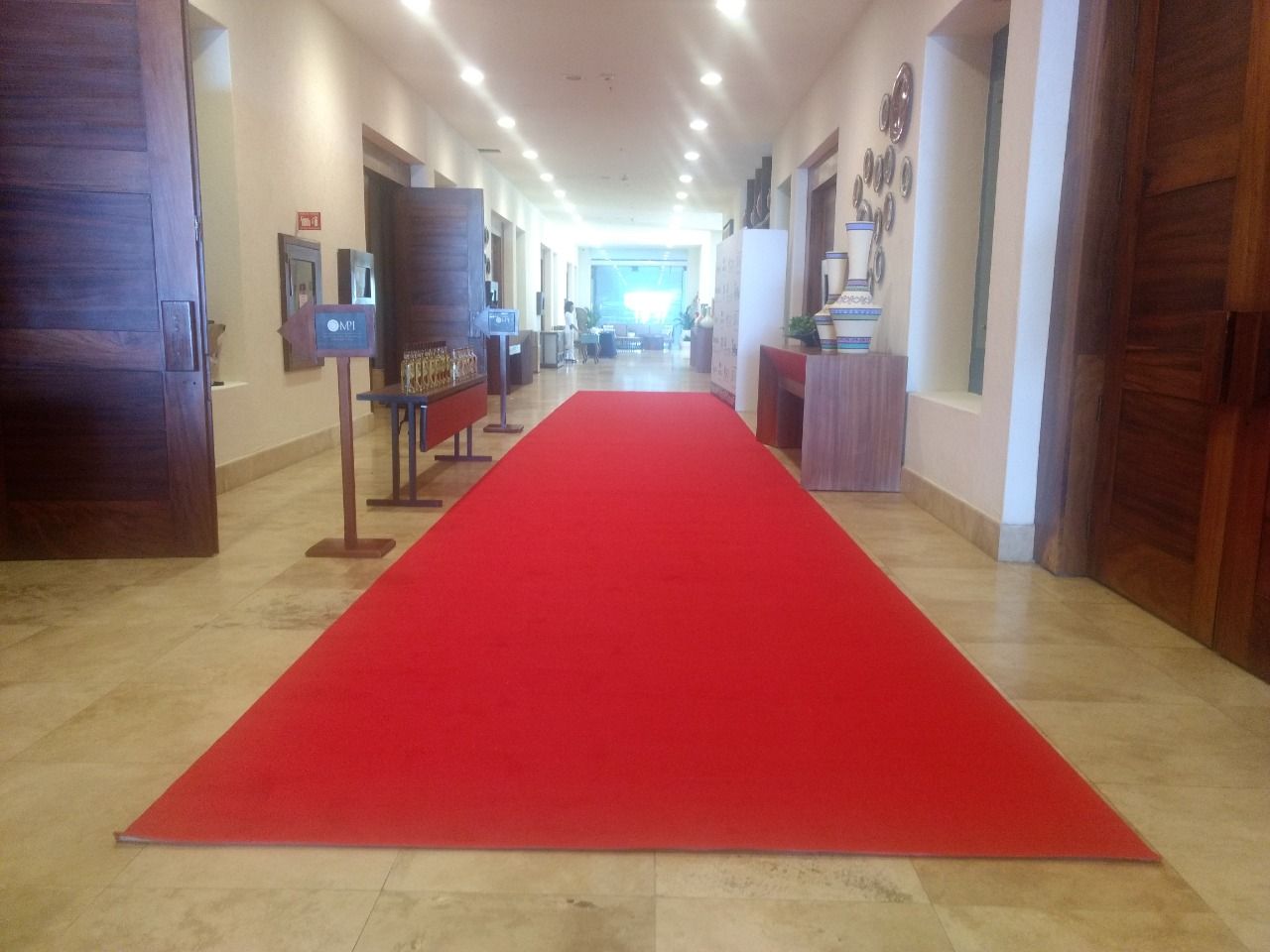 Alfombra Roja 10 x 2.5mt