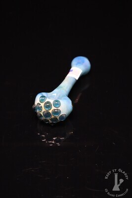 Teal pipe w. dots