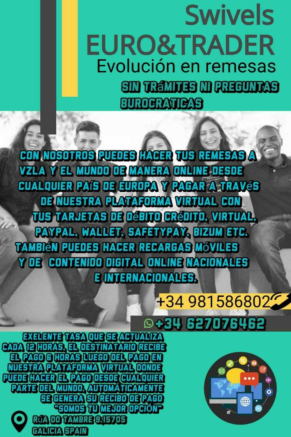 Recepción y envió de remesas