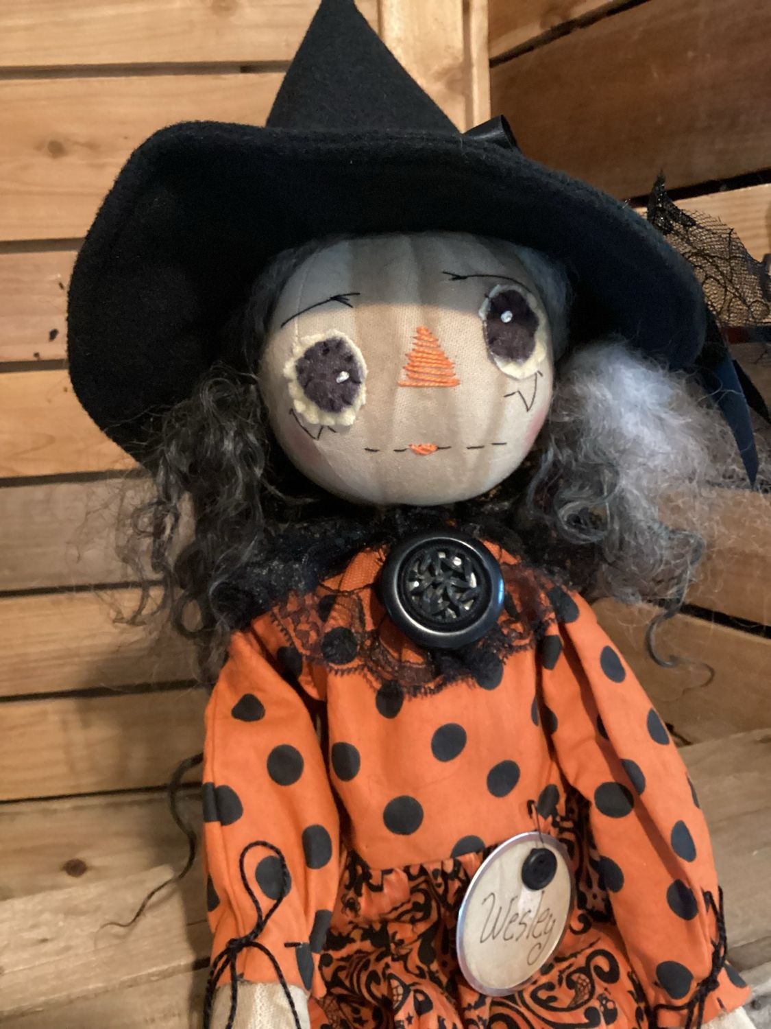 Raggedy Witch ~ OOAK ~ Wesley