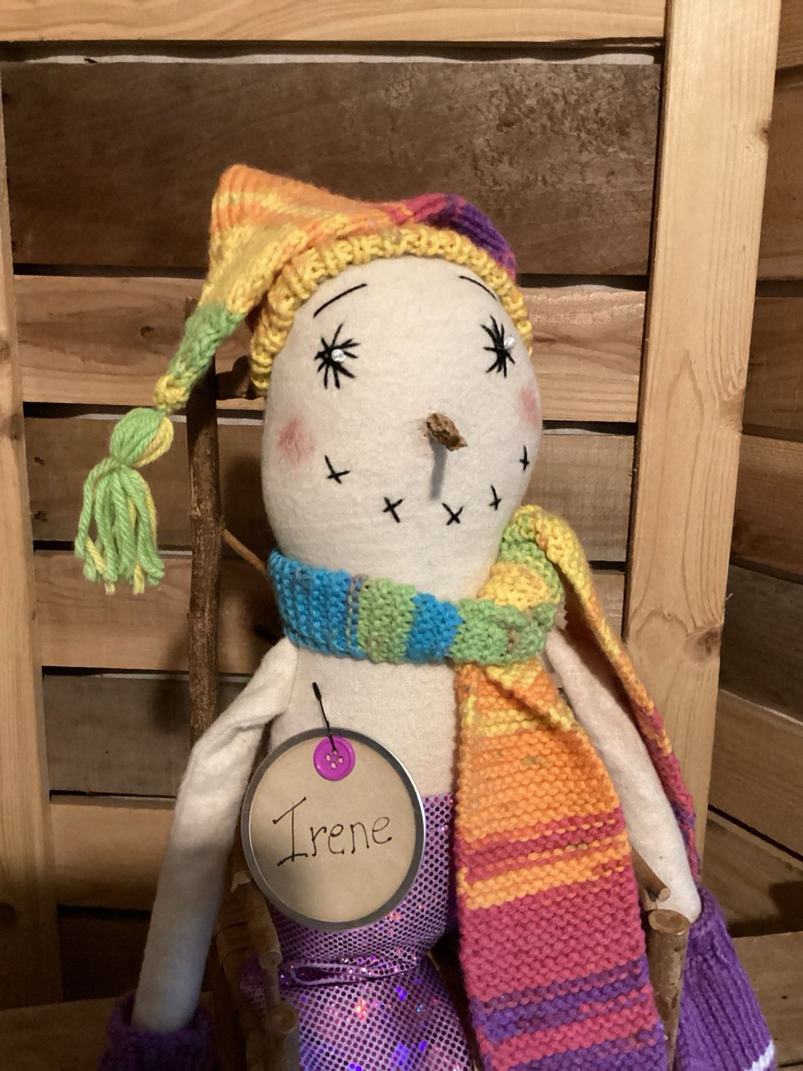 Snowgirl Doll ~ OOAK ~ Irene