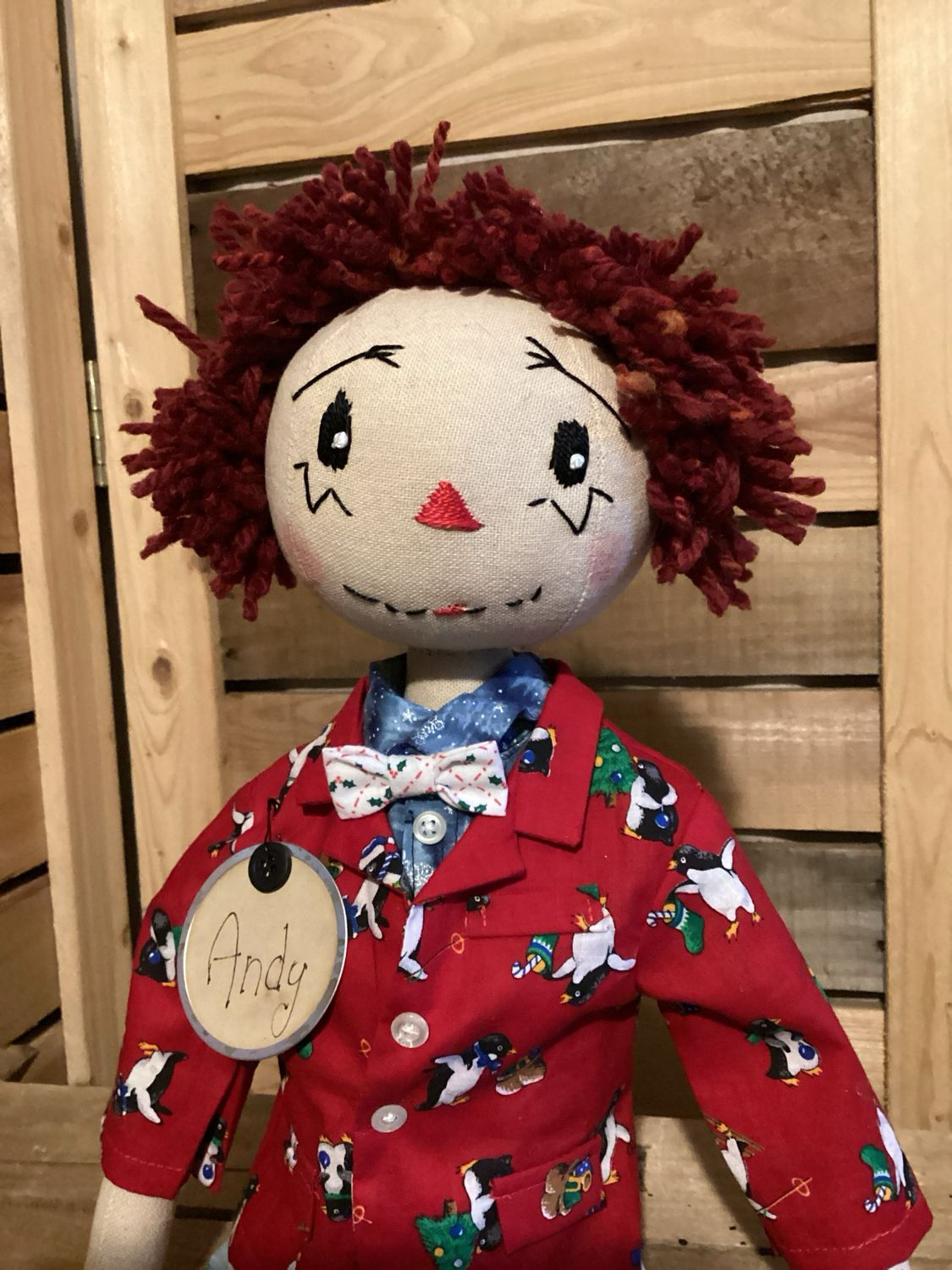 Raggedy Boy Doll ~ OOAK ~ Andy