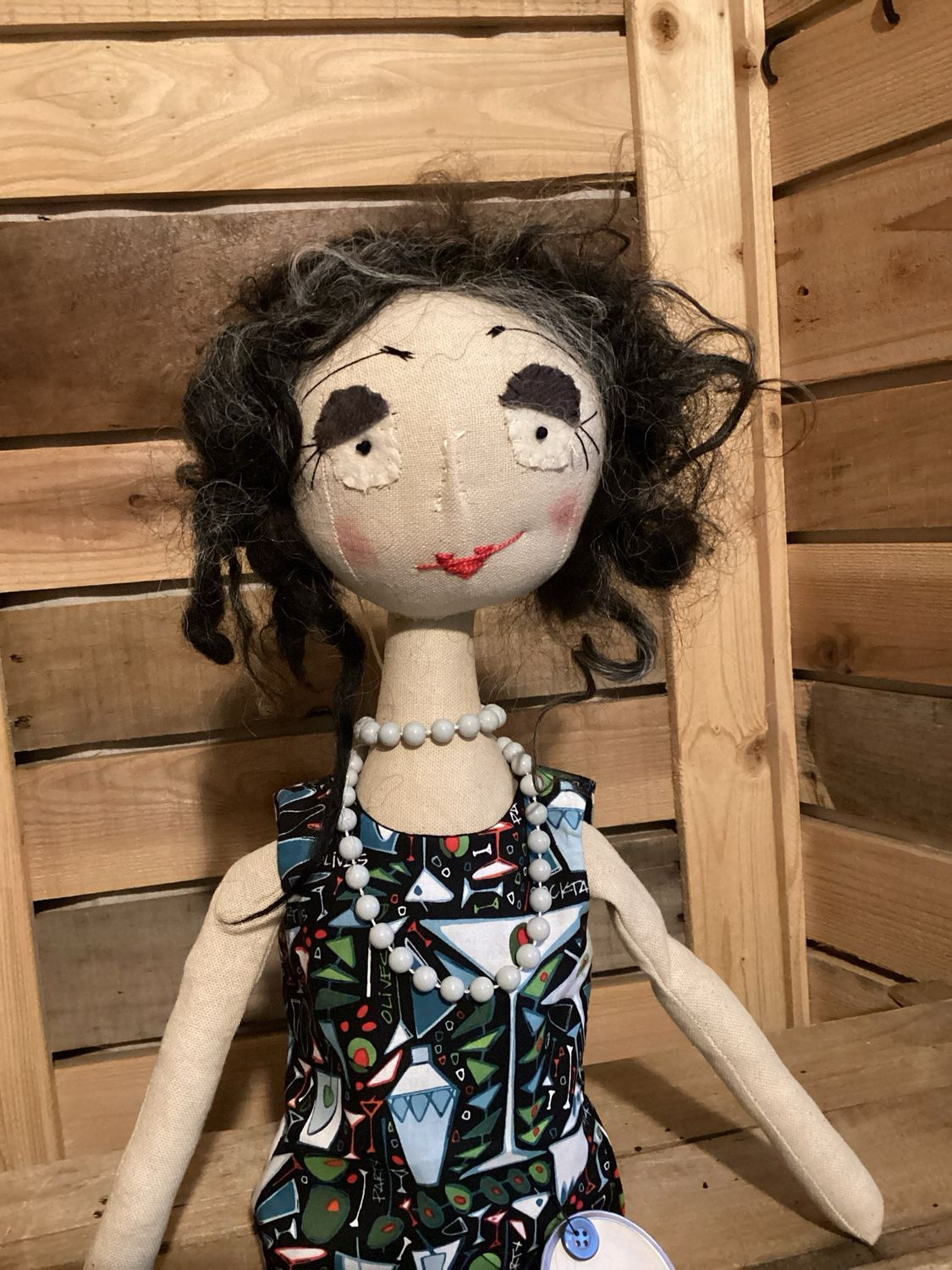 Cocktails Inspired Doll ~ OOAK ~ Olive