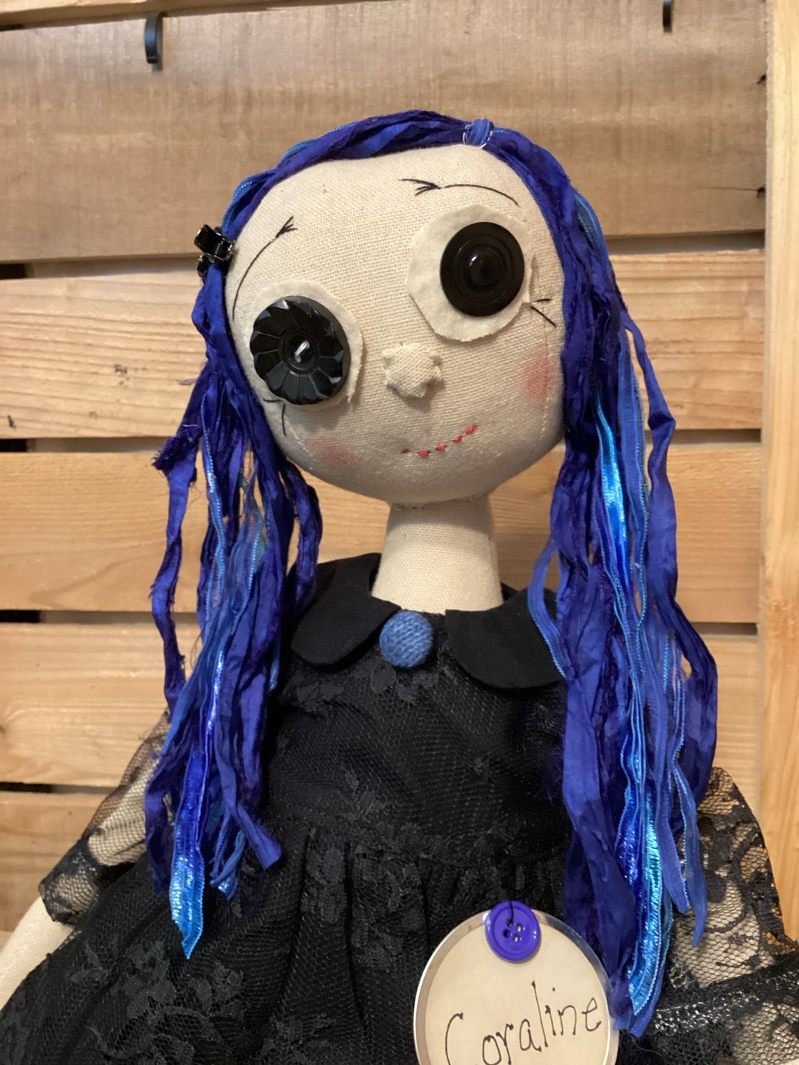 Coraline Inspired ~ OOAK ~ Coraline