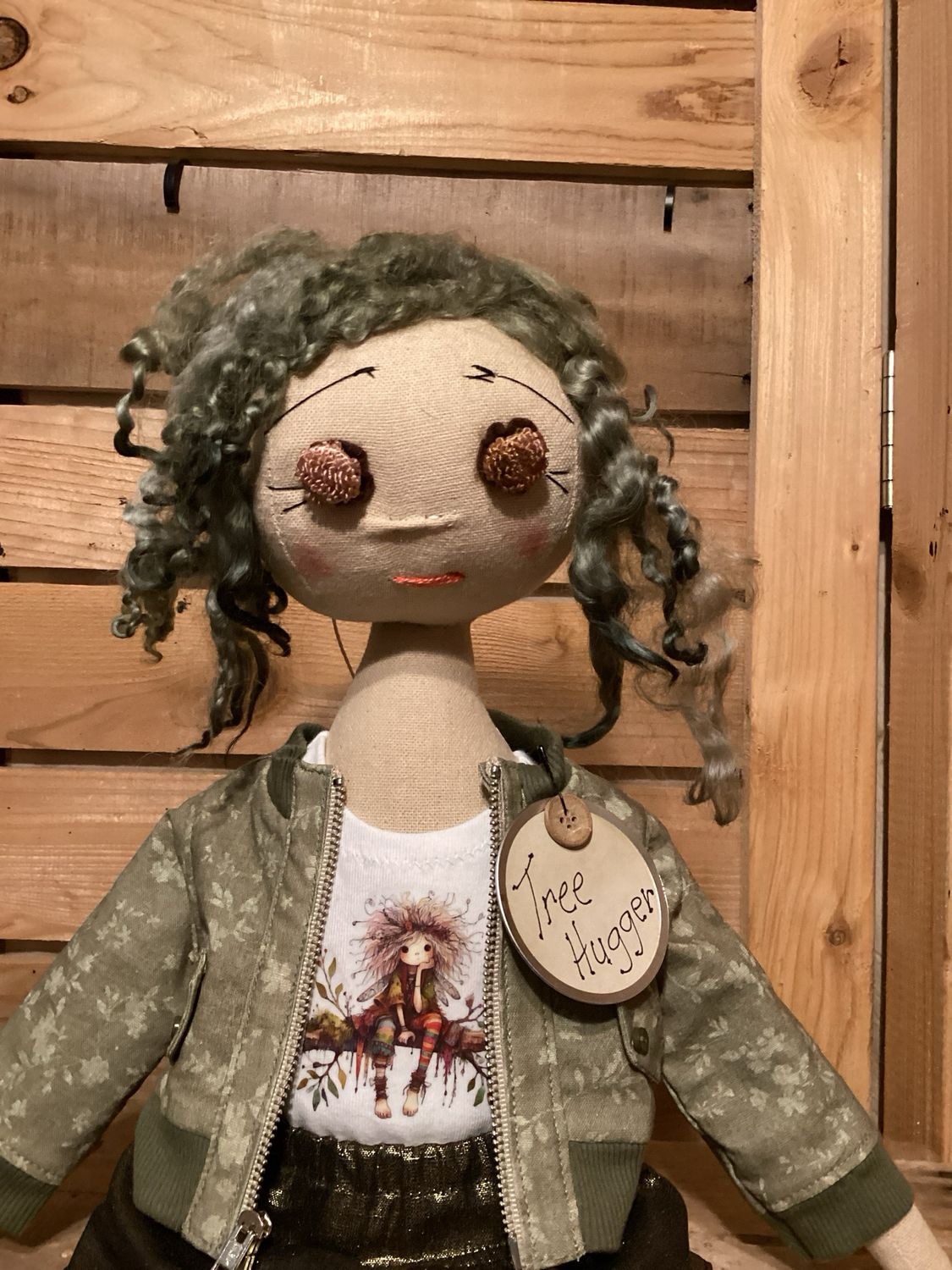 Outdoor Inspired Dolly ~ OOAK ~ Tree Hugger