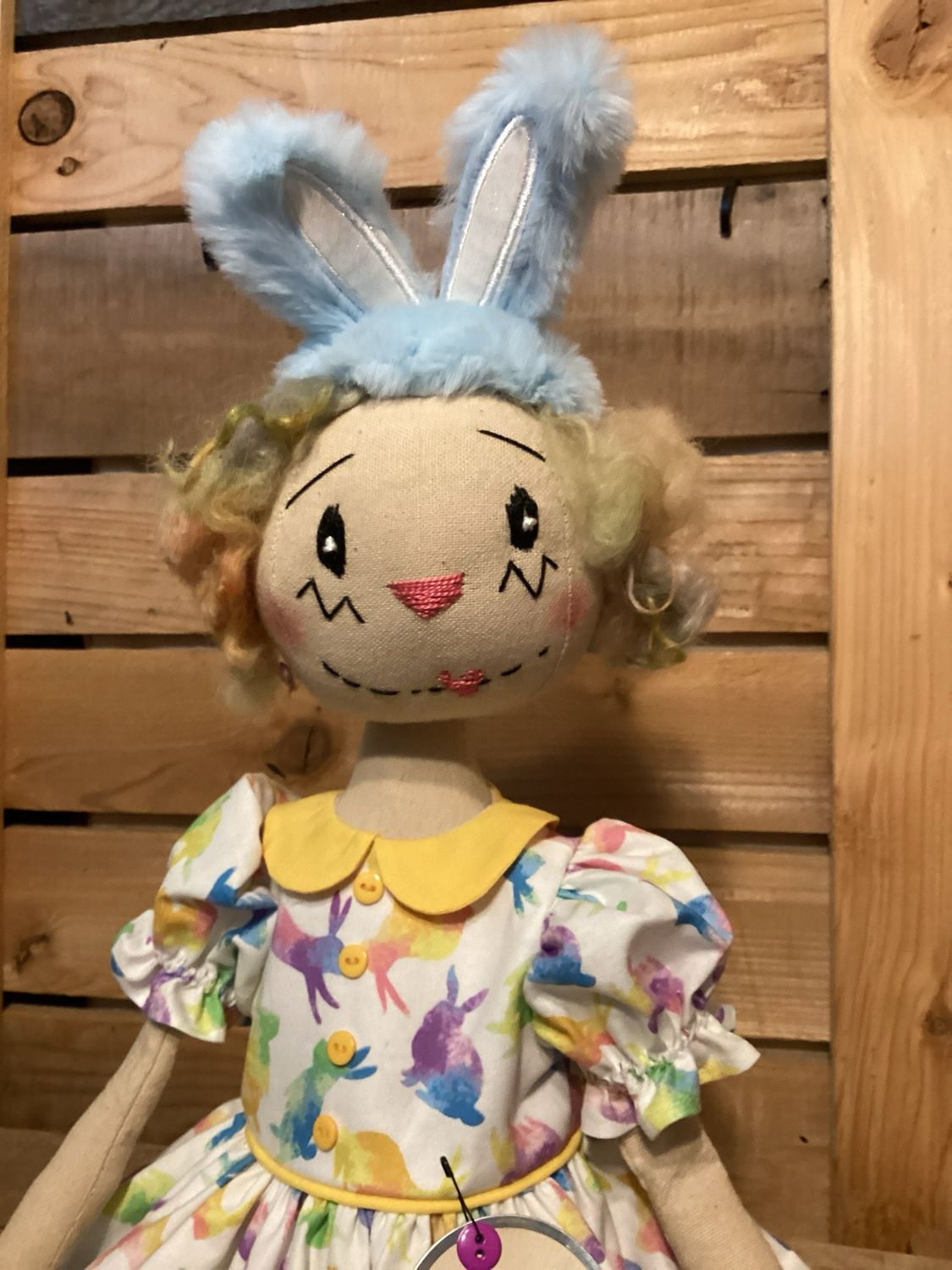 Raggedy Bunny Doll ~ OOAK ~ Garcia