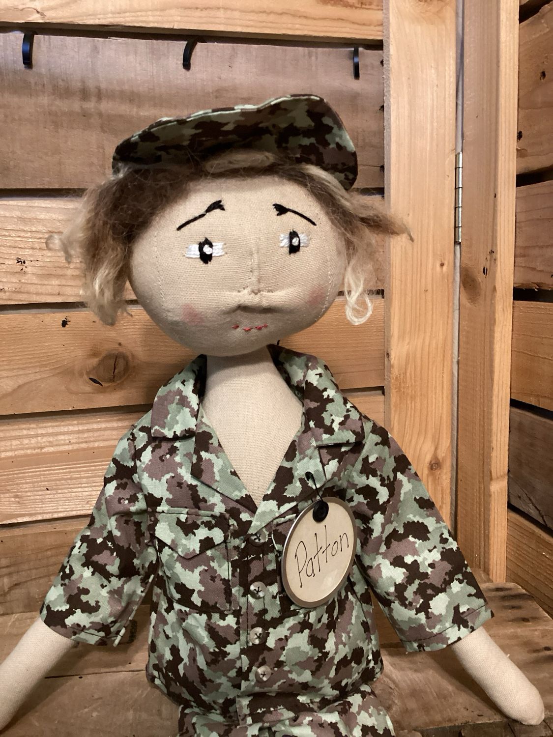 Military Inspired Doll ~ OOAK ~ Patton