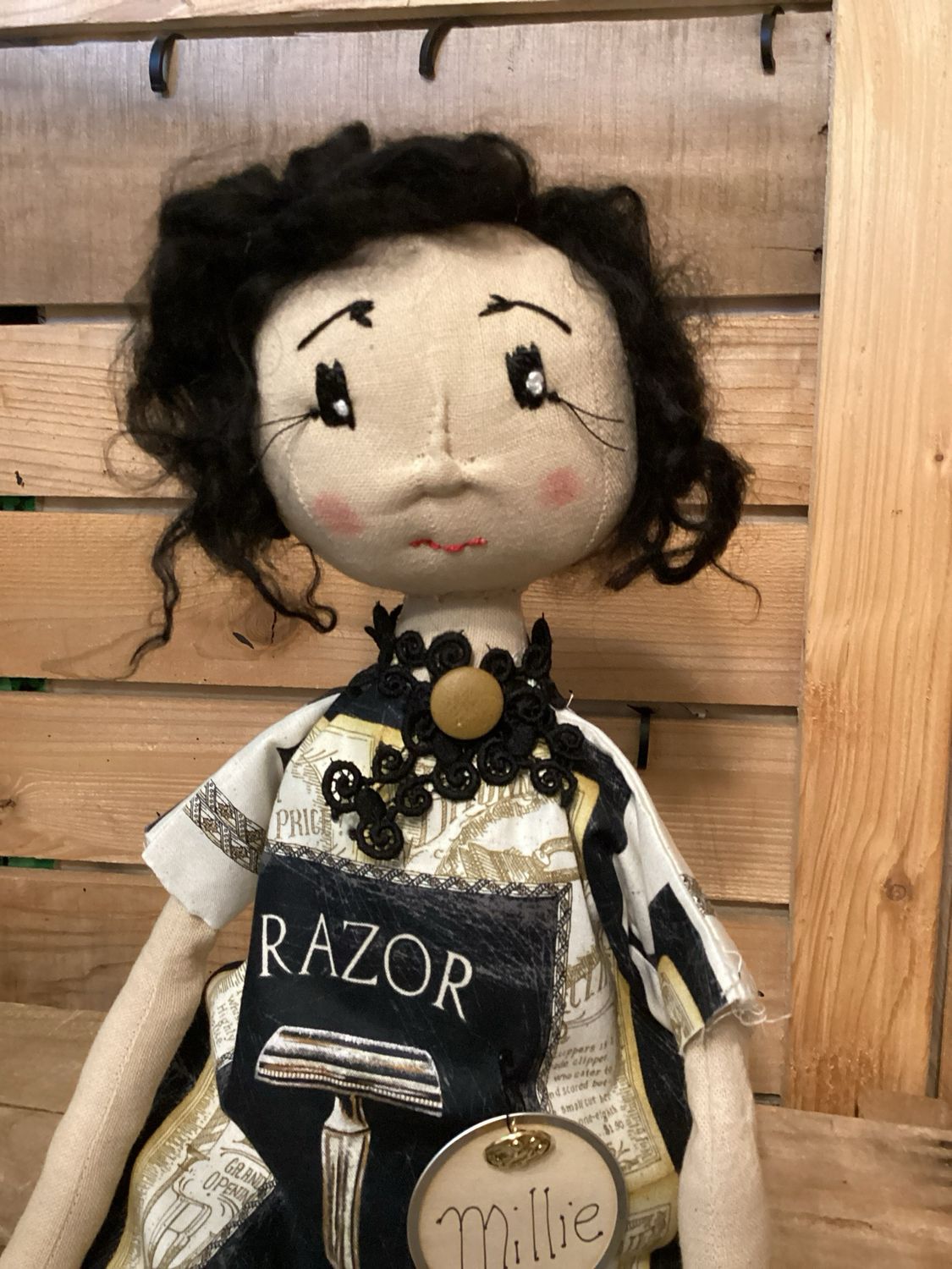 Shave And A Haircut Two Bits Doll ~ OOAK ~ Millie