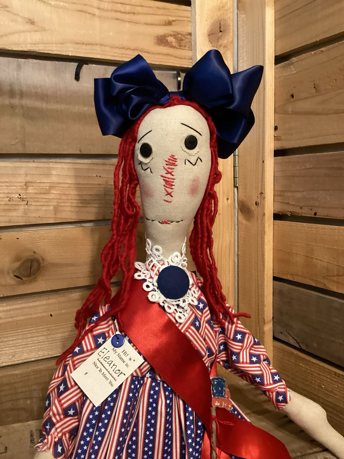 Patriotic Raggedy Doll ~ OOAK ~ Eleanor