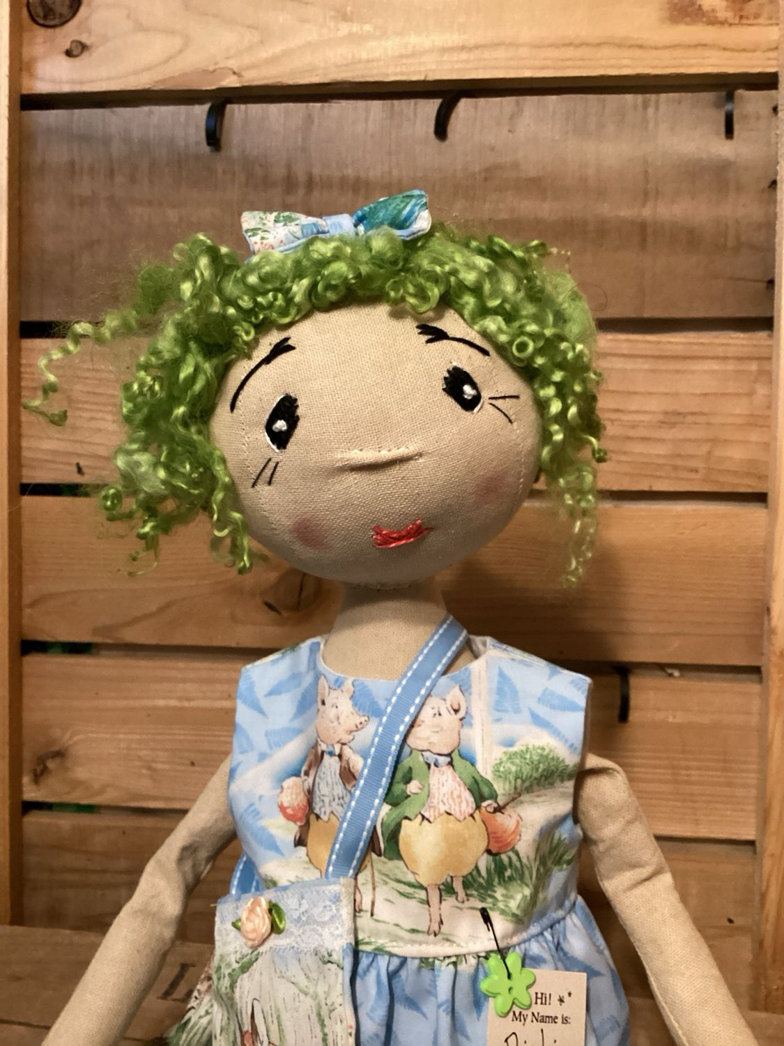Beatrix Potter Inspired Doll ~ OOAK ~ Pigling