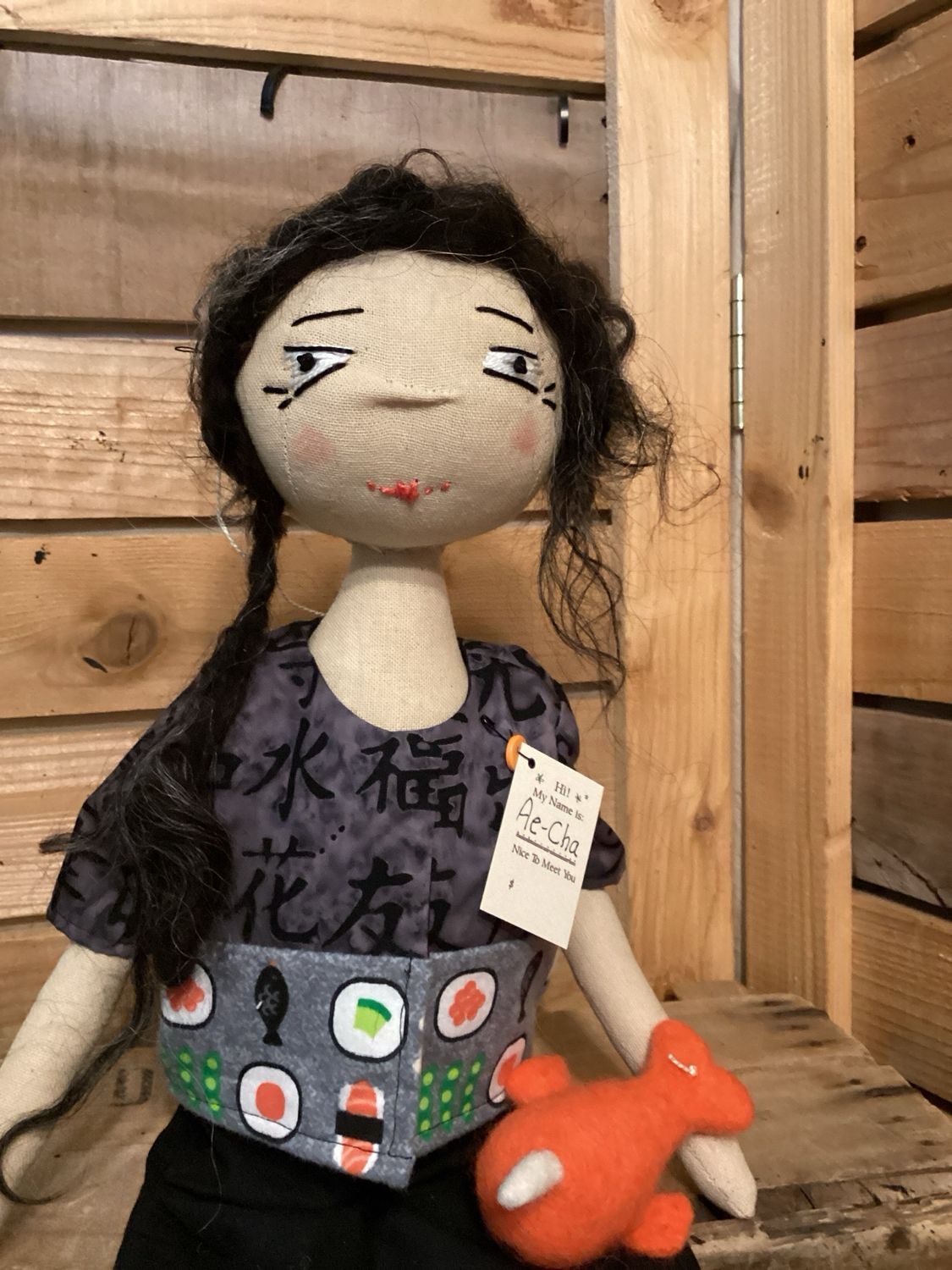 Just Listed ! Asian Doll ~ OOAK ~ Ae-Cha ~ Means: Love &amp; Laughter
