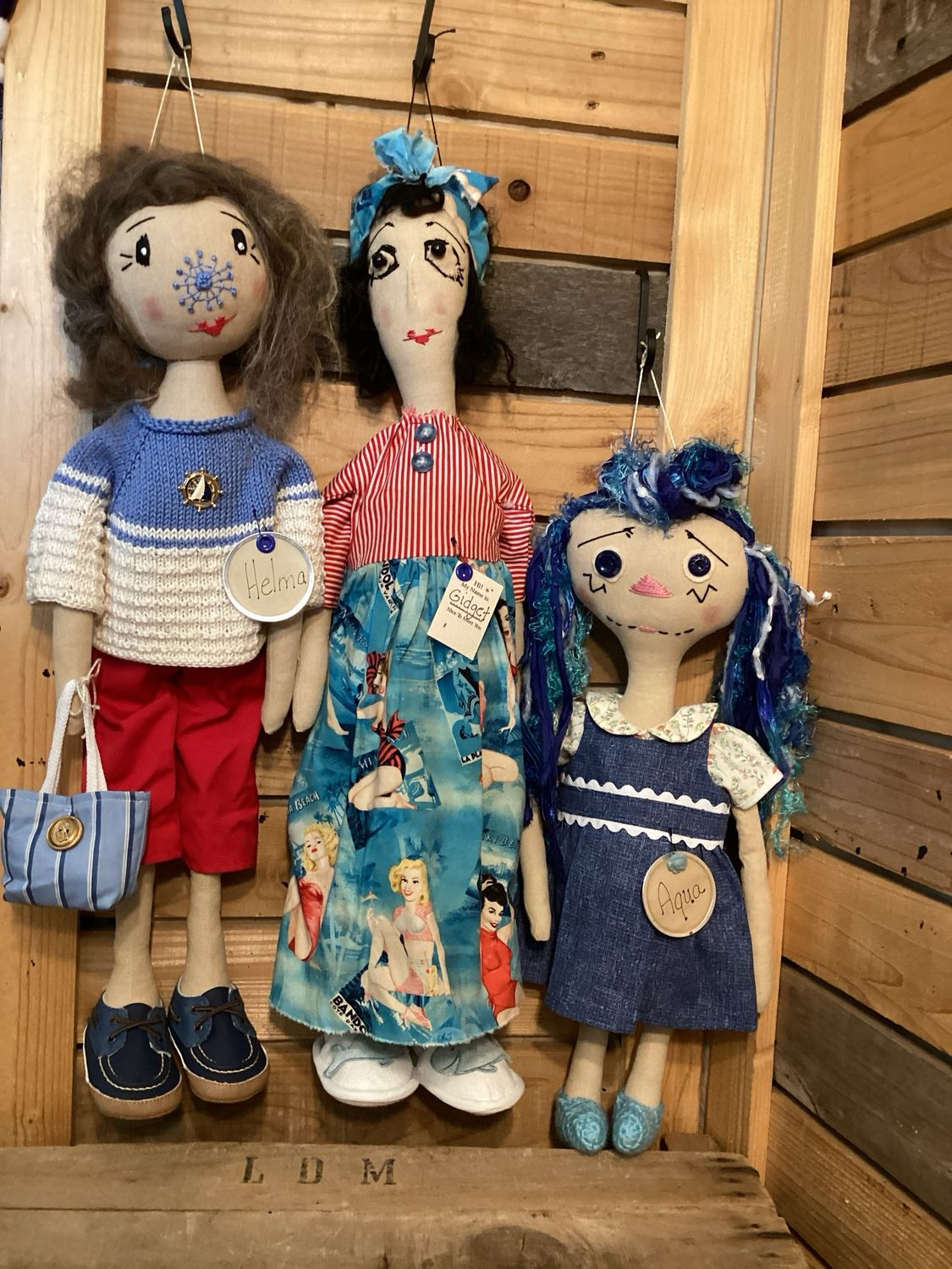 BBFs ~ Set Of 3 Dolls ~ Helma ~ Gidget ~ Aqua