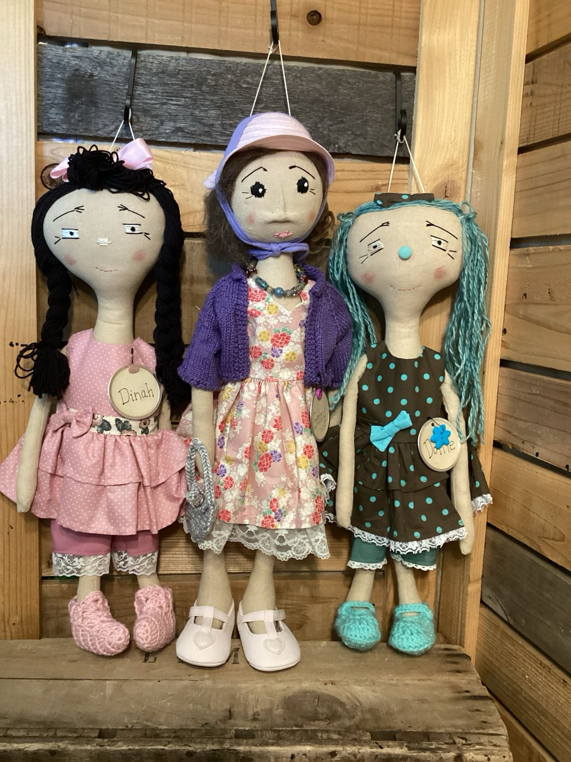 BFFs Dolls ~ Set Of 3 Dolls ~ Dinah ~ Ginny ~ Dottie