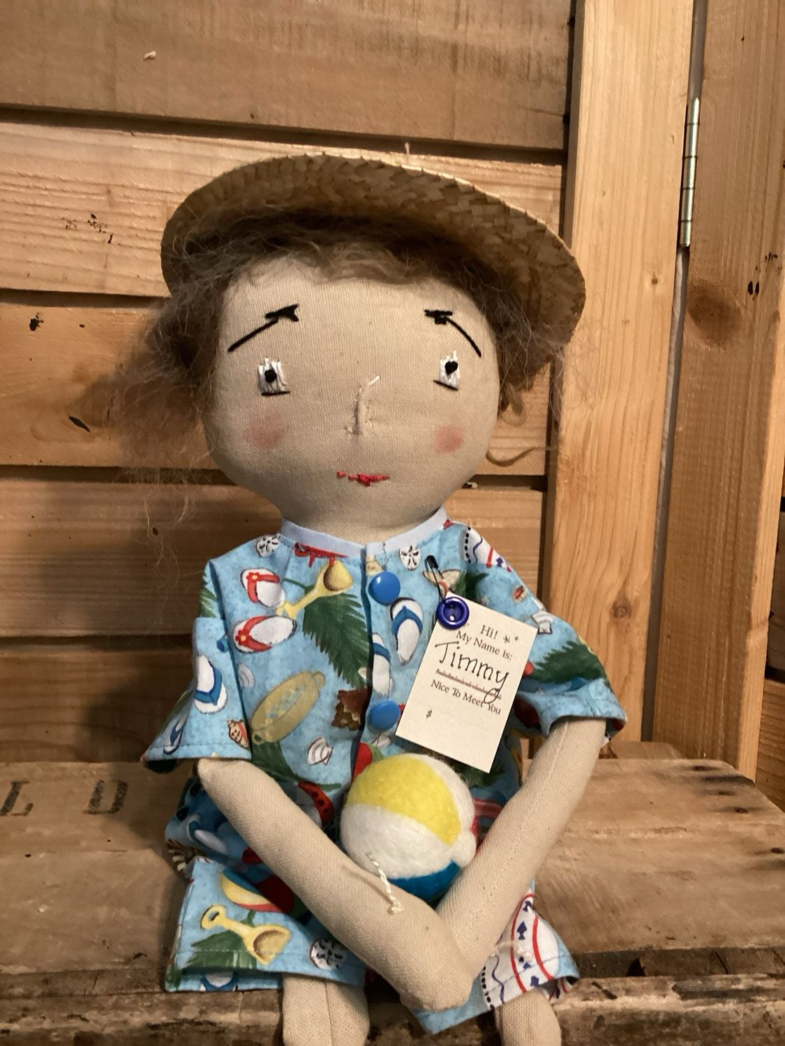 Summer Inspired Doll ~ OOAK ~ Timmy