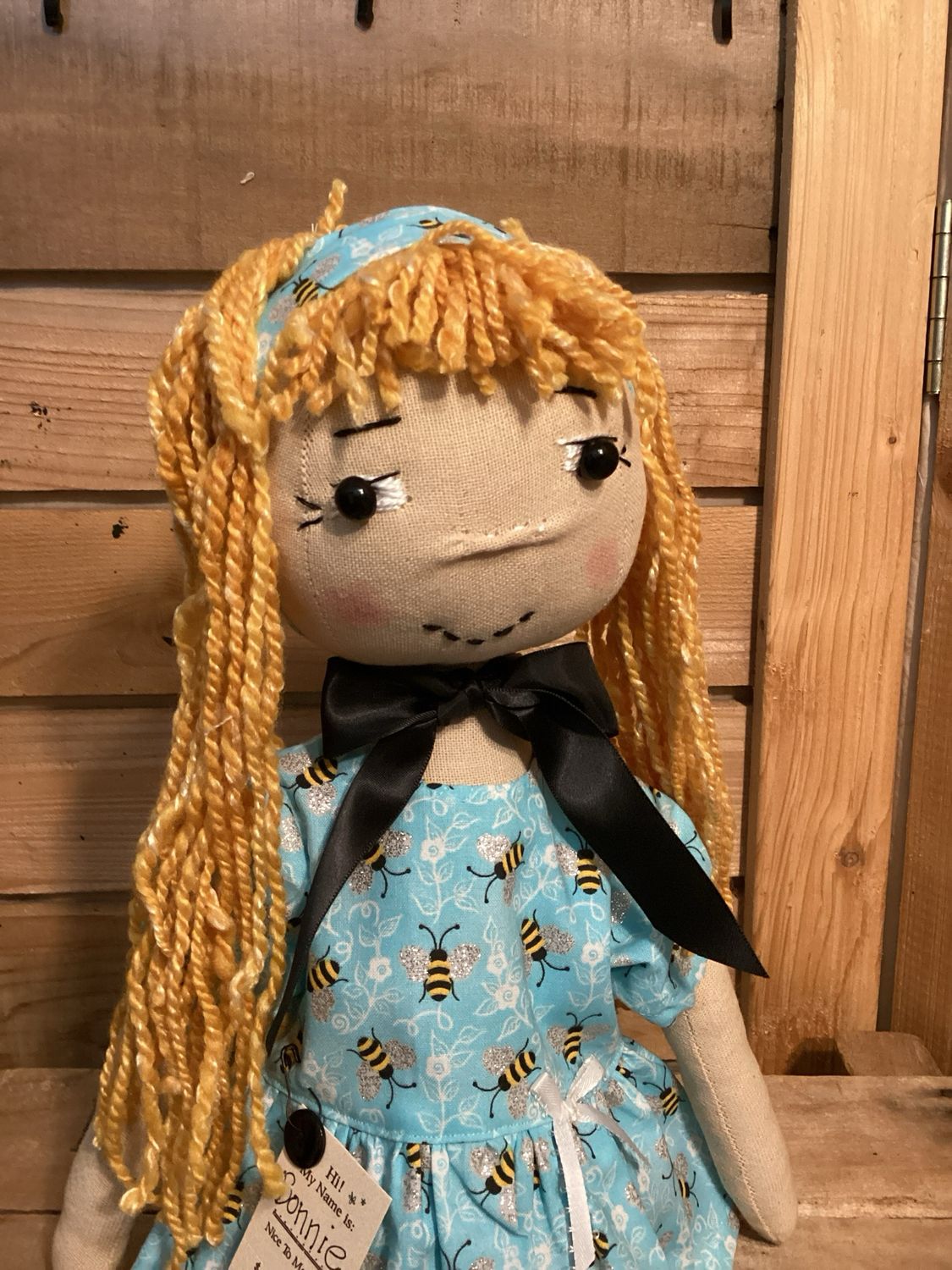 Just Listed ! Bee Inspired Doll ~ OOAK ~ Bonnie
