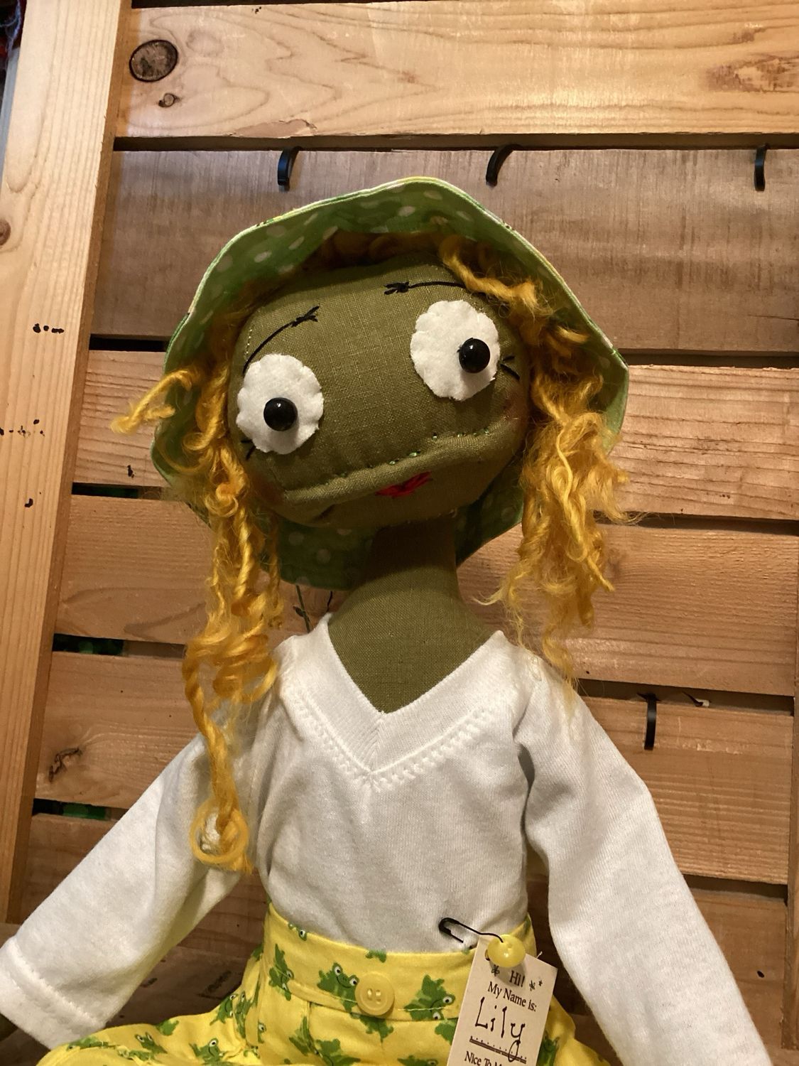 Just Listed ! Frog Doll ~ OOAK ~ Lily